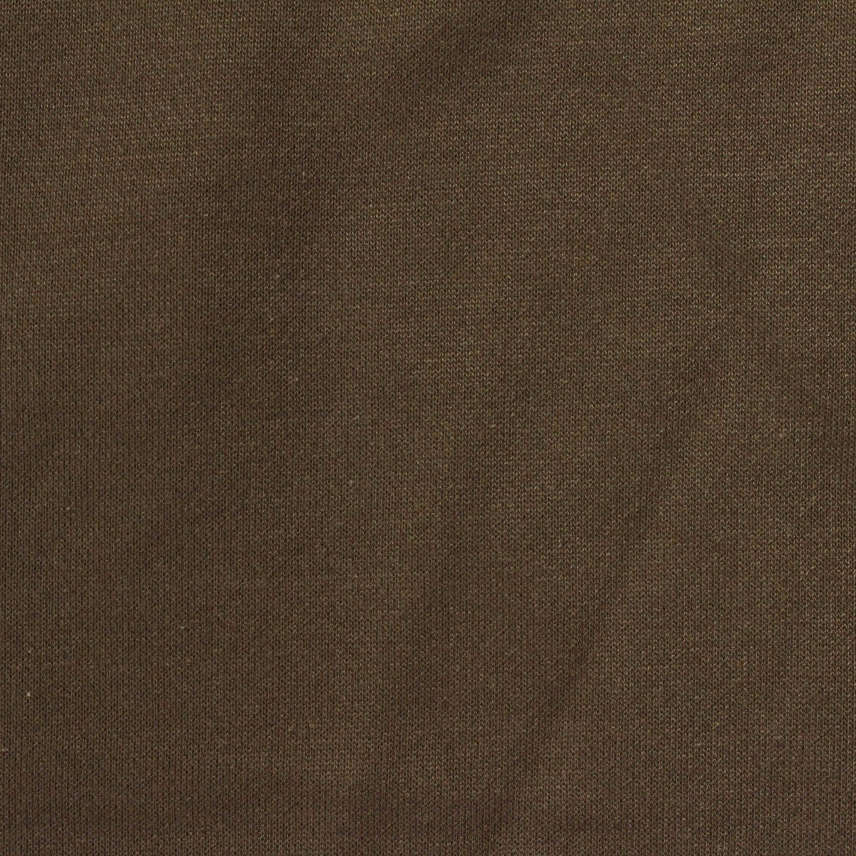 Brushed Polyester Cotton French Terry Fabric, 300 gsm, 170 cm — Brown