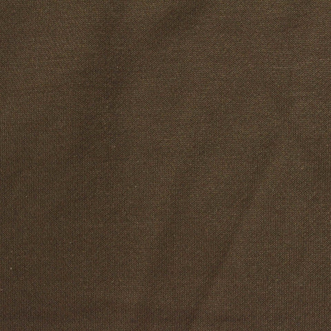 Brushed Polyester Cotton French Terry Fabric, 300 gsm, 170 cm — Brown