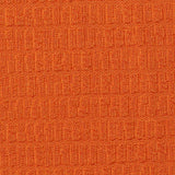 Jacquard 100% Polyester Knit Fabric, 280 gsm, 160 cm — Orange — texture