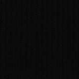 Polyester Viscose Stretch Rib Knit Fabric, 230 gsm, 135 cm — Black