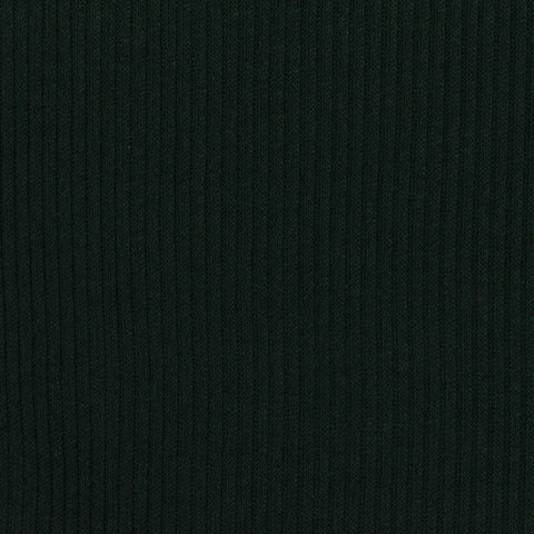 Viscose Polyester Stretch Rib Knit Fabric, 210 gsm, 180 cm — Green