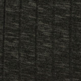 Dark Grey Marl Rib Knit, Viscose-Poly