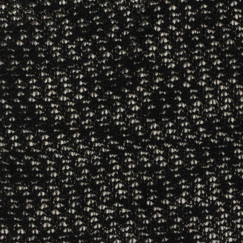 Black Openwork Chunky Knit, Viscose-Poly, 175 gsm