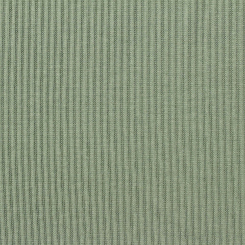 Rib Knit Fabric, 255 gsm, 120 cm — Green