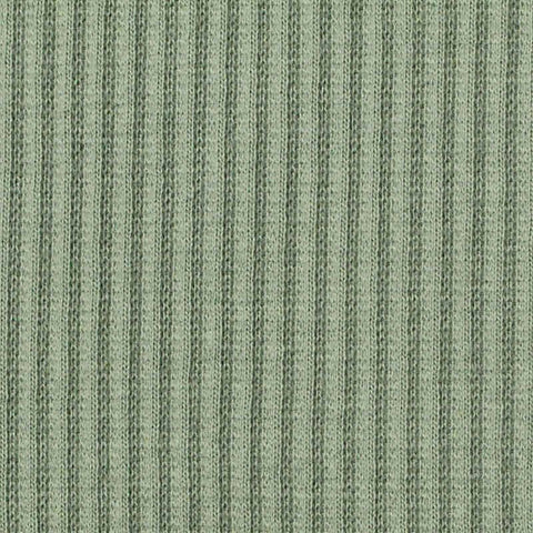 Rib Knit Fabric, 255 gsm, 120 cm — Green