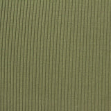 Rib Knit Fabric, 220 gsm, 130 cm — Green