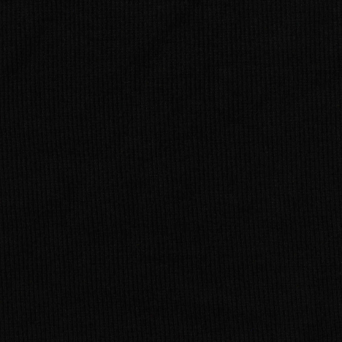 Rib Knit Fabric, 400 gsm, 130 cm — Black