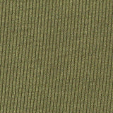 Viscose Stretch Rib Knit Fabric, 280 gsm, 140 cm — Green — texture