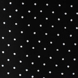 White Dots Jersey Knit, Cotton-Modal