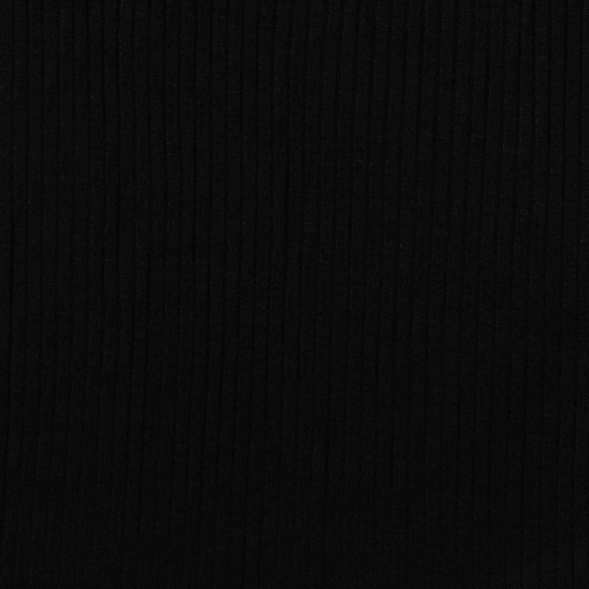 Black Rib Knit, Viscose