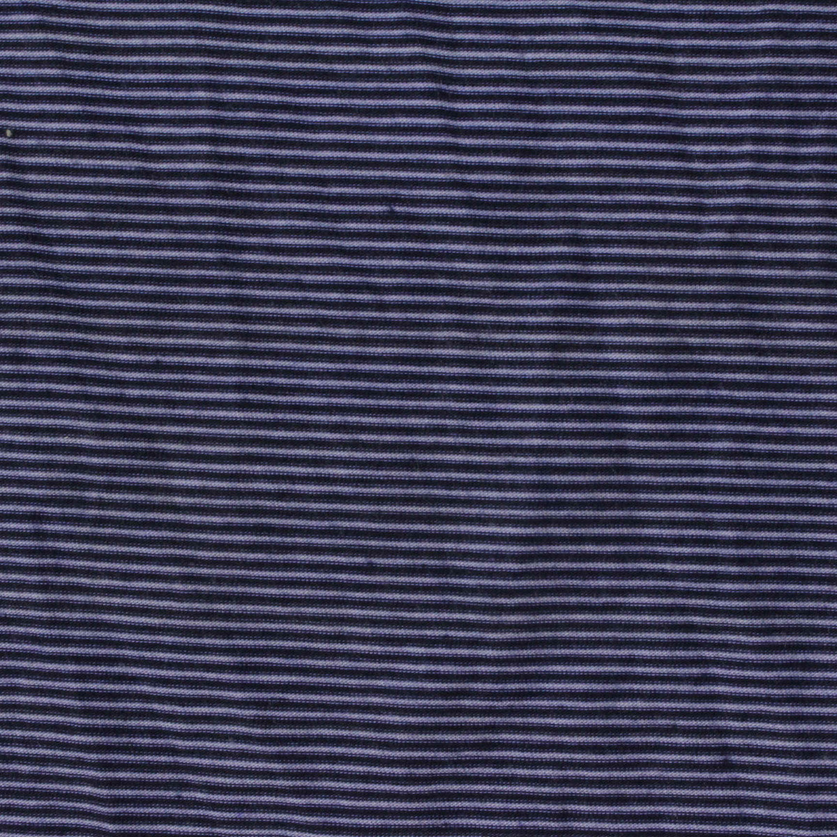 Dark Blue Horizontal-Stripe Jersey Knit, Viscose, 200 gsm