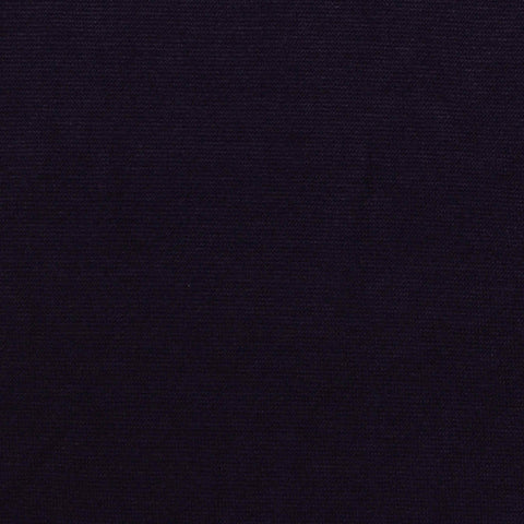 Polyester Viscose Stretch Rib Knit Fabric, 200 gsm, 158 cm — Navy
