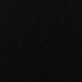 Yarn-Dyed Polyester Viscose Interlock Knit Fabric, 170 gsm, 160 cm — Black