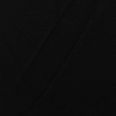 Yarn-Dyed Polyester Viscose Interlock Knit Fabric, 170 gsm, 160 cm — Black