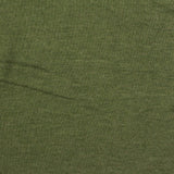 Heathered Green Marl Rib Knit, Poly-Viscose