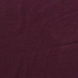 Polyester Viscose Stretch Rib Knit Fabric, 205 gsm, 150 cm — Red