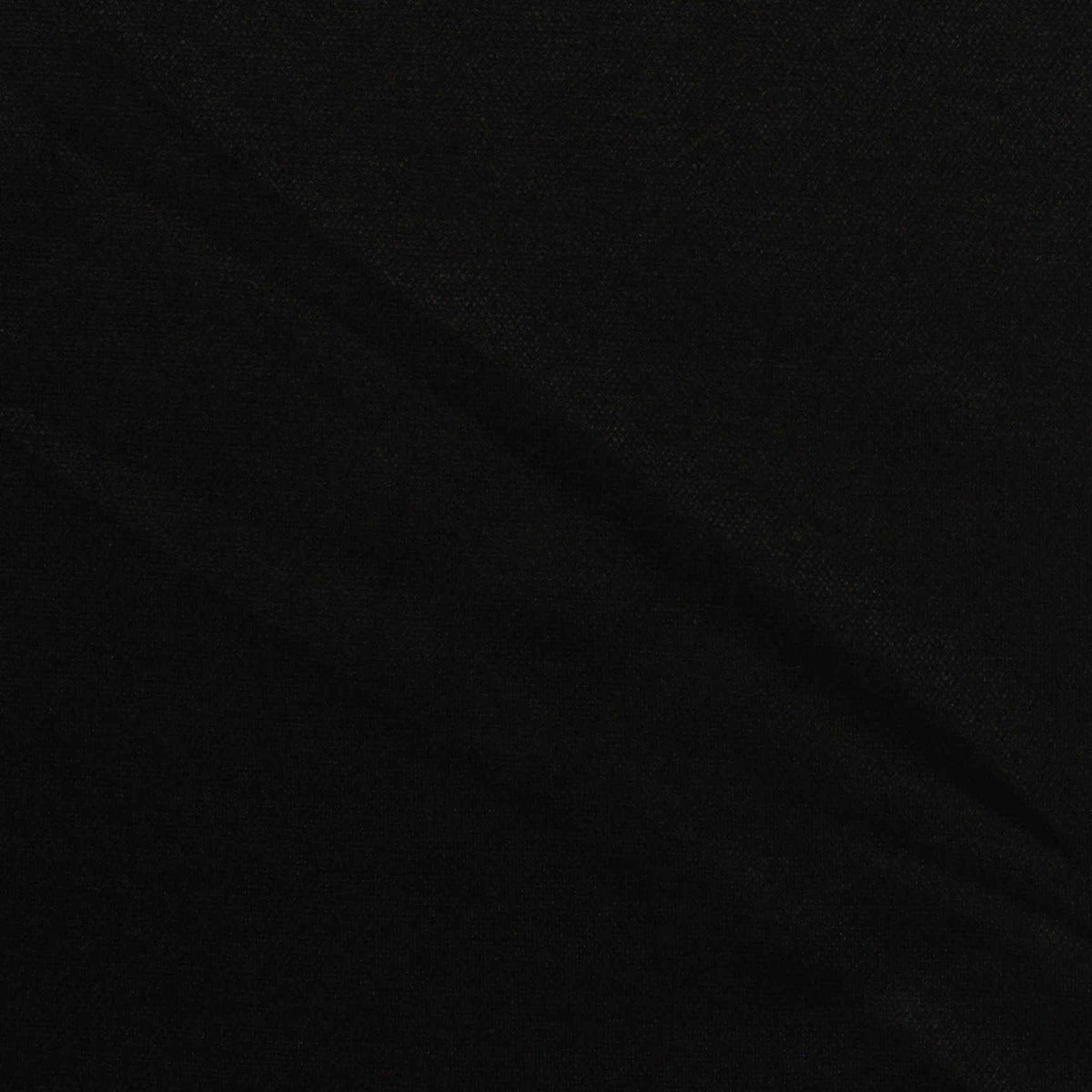 Polyester Viscose Ponte Knit Fabric, 170 gsm, 160 cm — Black