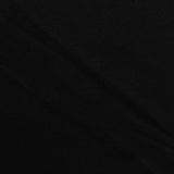 Polyester Viscose Ponte Knit Fabric, 170 gsm, 160 cm — Black
