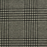 Black Houndstooth Jacquard, Poly-Viscose