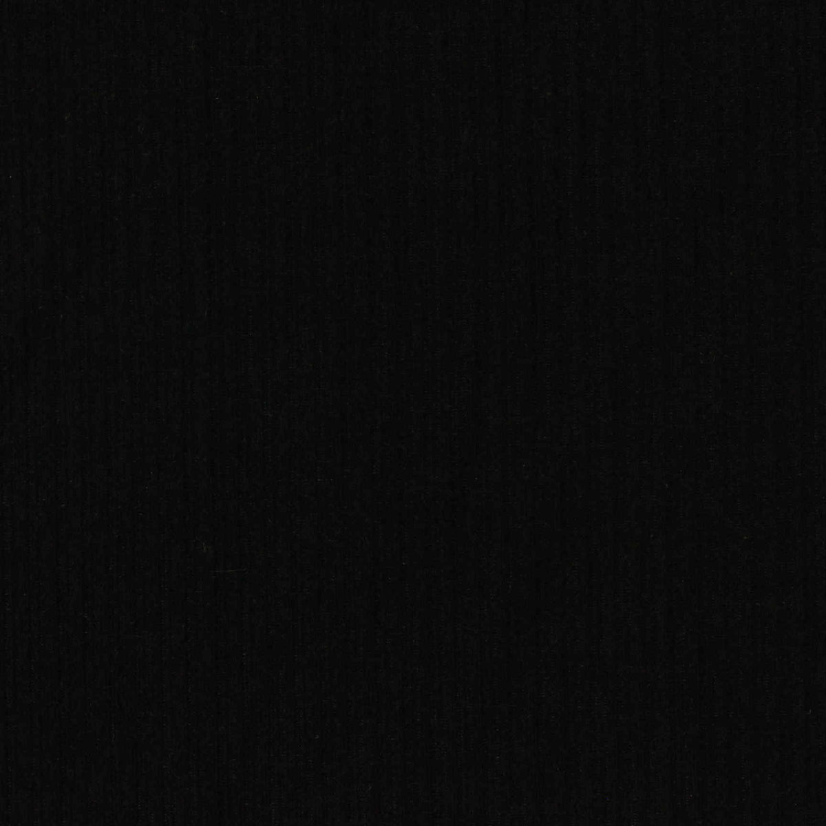 Polyester Viscose Stretch Rib Knit Fabric, 200 gsm, 170 cm — Black