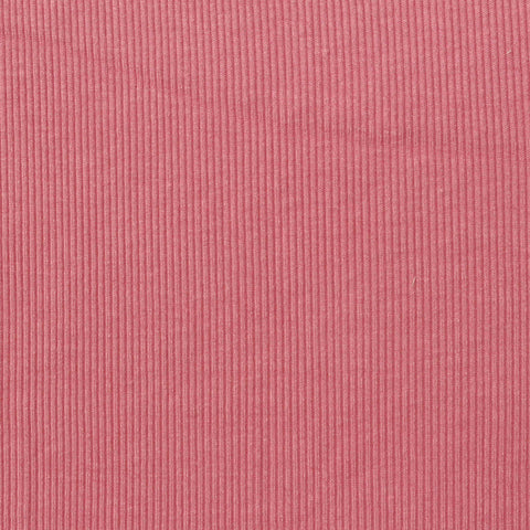 Viscose Stretch Rib Knit Fabric, 260 gsm, 130 cm — Pink