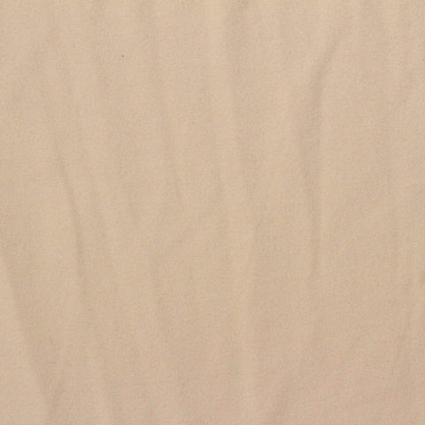 Polyester Stretch Milk Silk Knit Fabric, 190 gsm, 175 cm — Beige