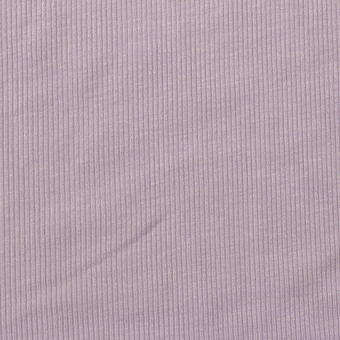 Viscose Stretch Rib Knit Fabric, 260 gsm, 130 cm — Purple