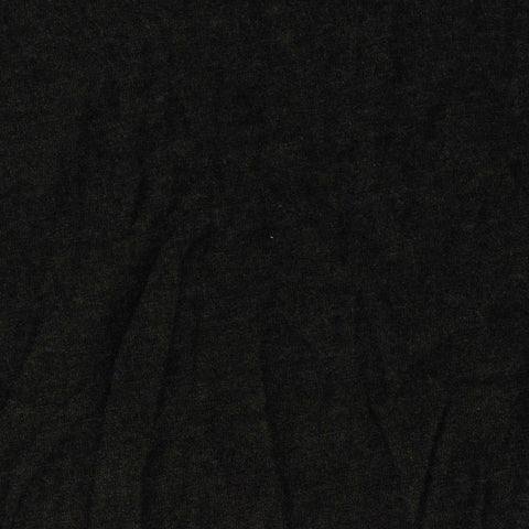 Black Marl Jersey Knit, Cotton-Poly, 155 gsm