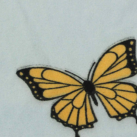 Yellow Butterflies Milk Silk Knit, Polyester