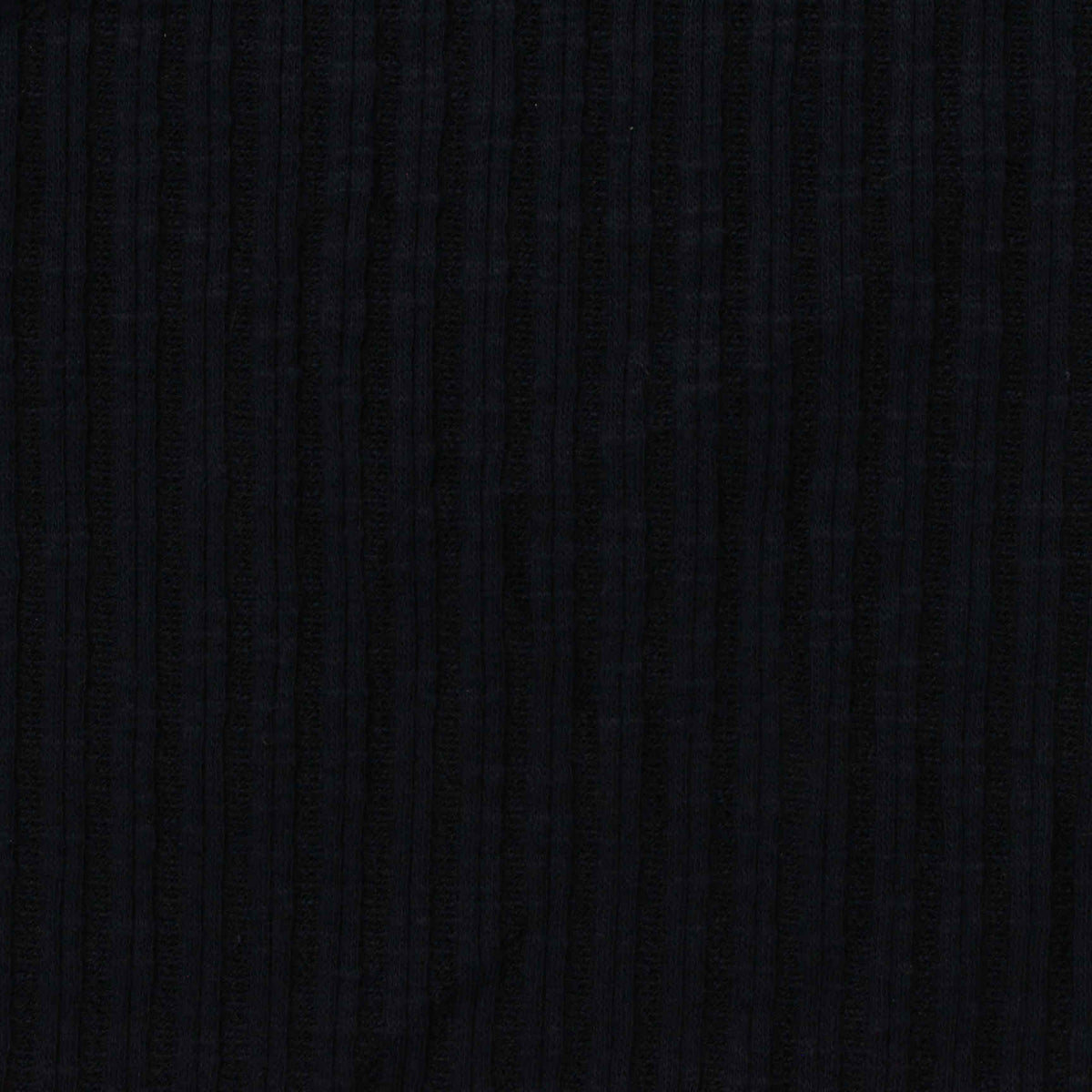 Jacquard Cotton Polyester Knit Fabric, 260 gsm, 130 cm — Black