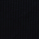Jacquard Cotton Polyester Knit Fabric, 260 gsm, 130 cm — Black