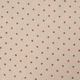 Burgundy Dots Jersey Knit, Cotton