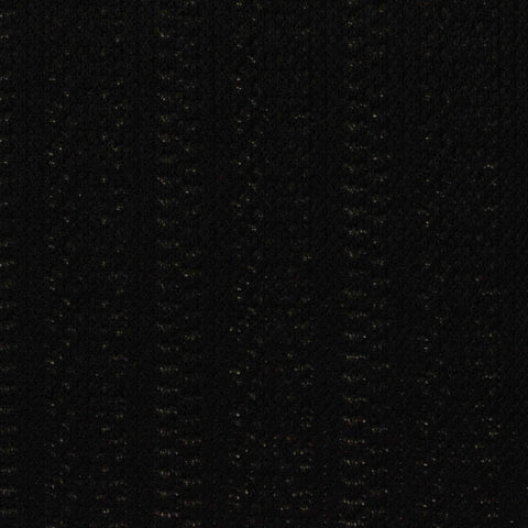 Jacquard 100% Polyester Knit Fabric, 250 gsm, 180 cm — Black