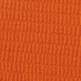 Jacquard Polyester Stretch Knit Fabric, 290 gsm, 170 cm — Orange — texture