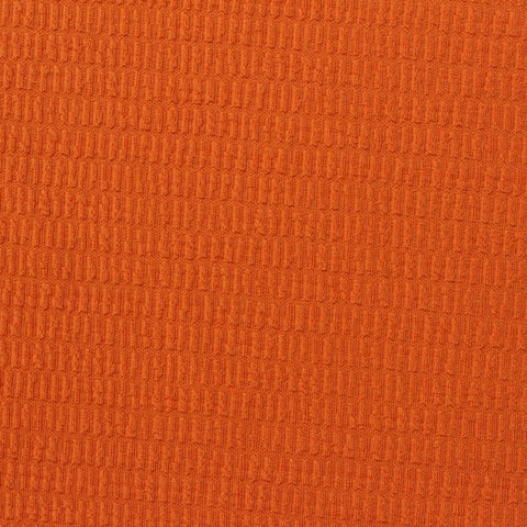Jacquard Polyester Stretch Knit Fabric, 290 gsm, 170 cm — Orange