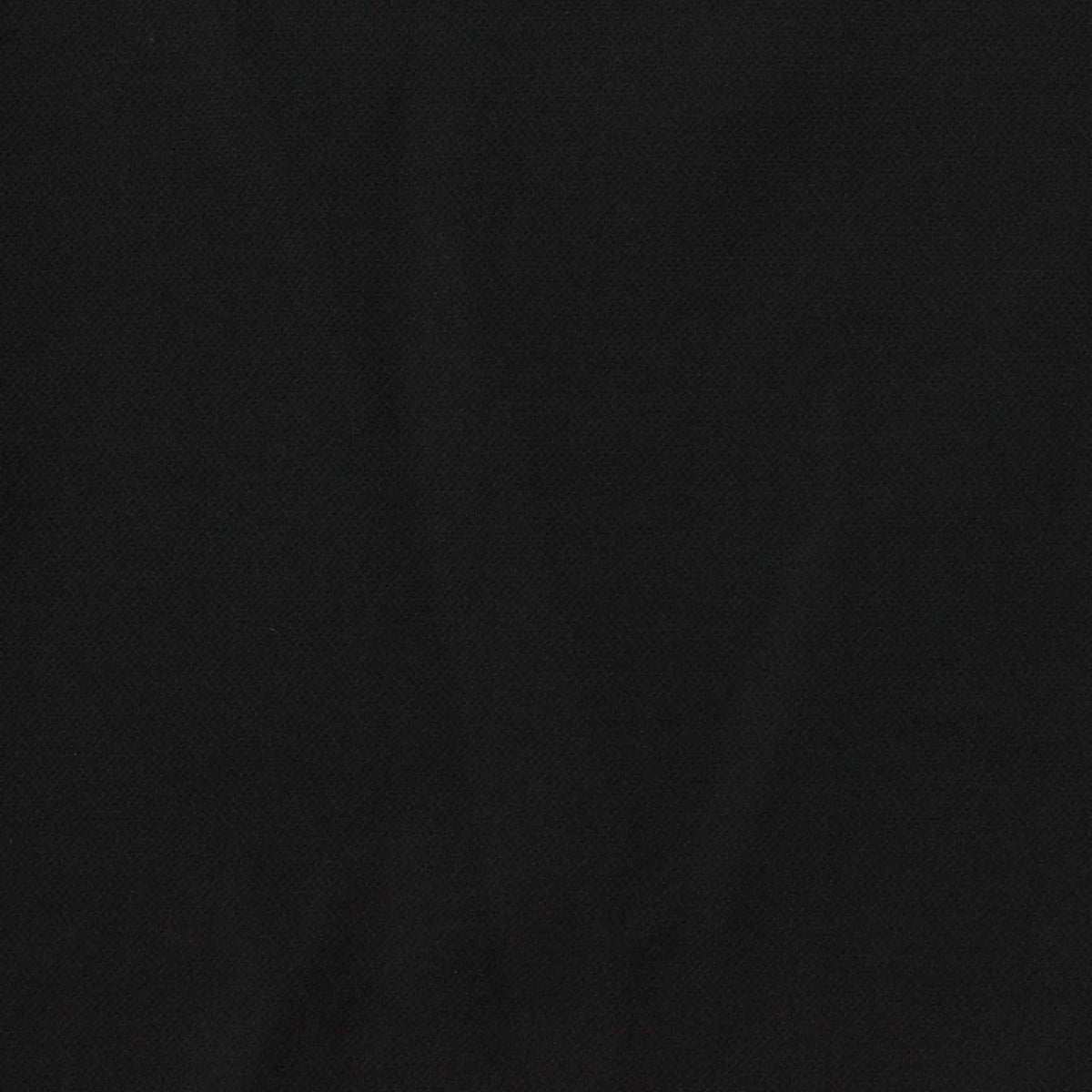 100% Polyester Interlock Knit Fabric, 190 gsm, 165 cm — Black