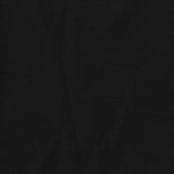 100% Polyester Interlock Knit Fabric, 190 gsm, 165 cm — Black