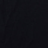 100% Polyester Piqué Knit Fabric, 185 gsm, 170 cm — Black