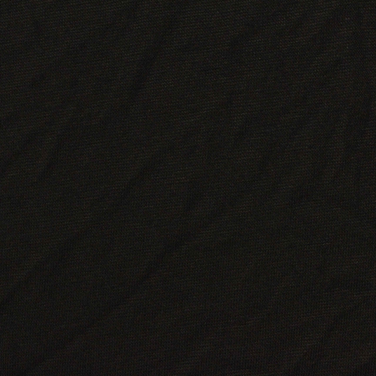 Polyester Stretch Rib Knit Fabric, 249 gsm, 165 cm — Black