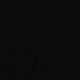 Polyester Cotton Stretch Rib Knit Fabric, 260 gsm, 120 cm — Black