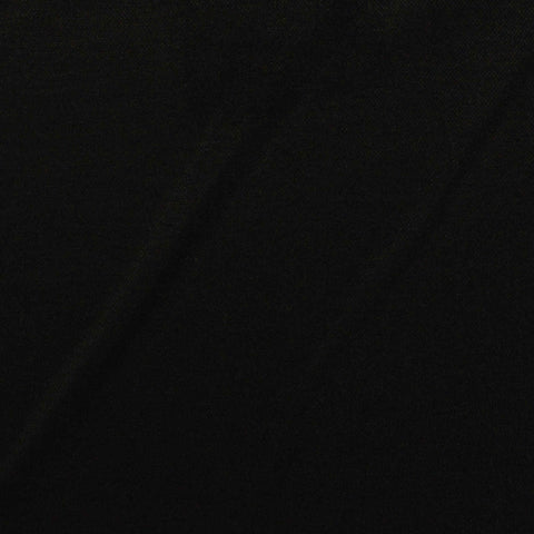 Polyester Viscose Blend Knit Fabric, 170 gsm, 160 cm — Black, ref EF-238555