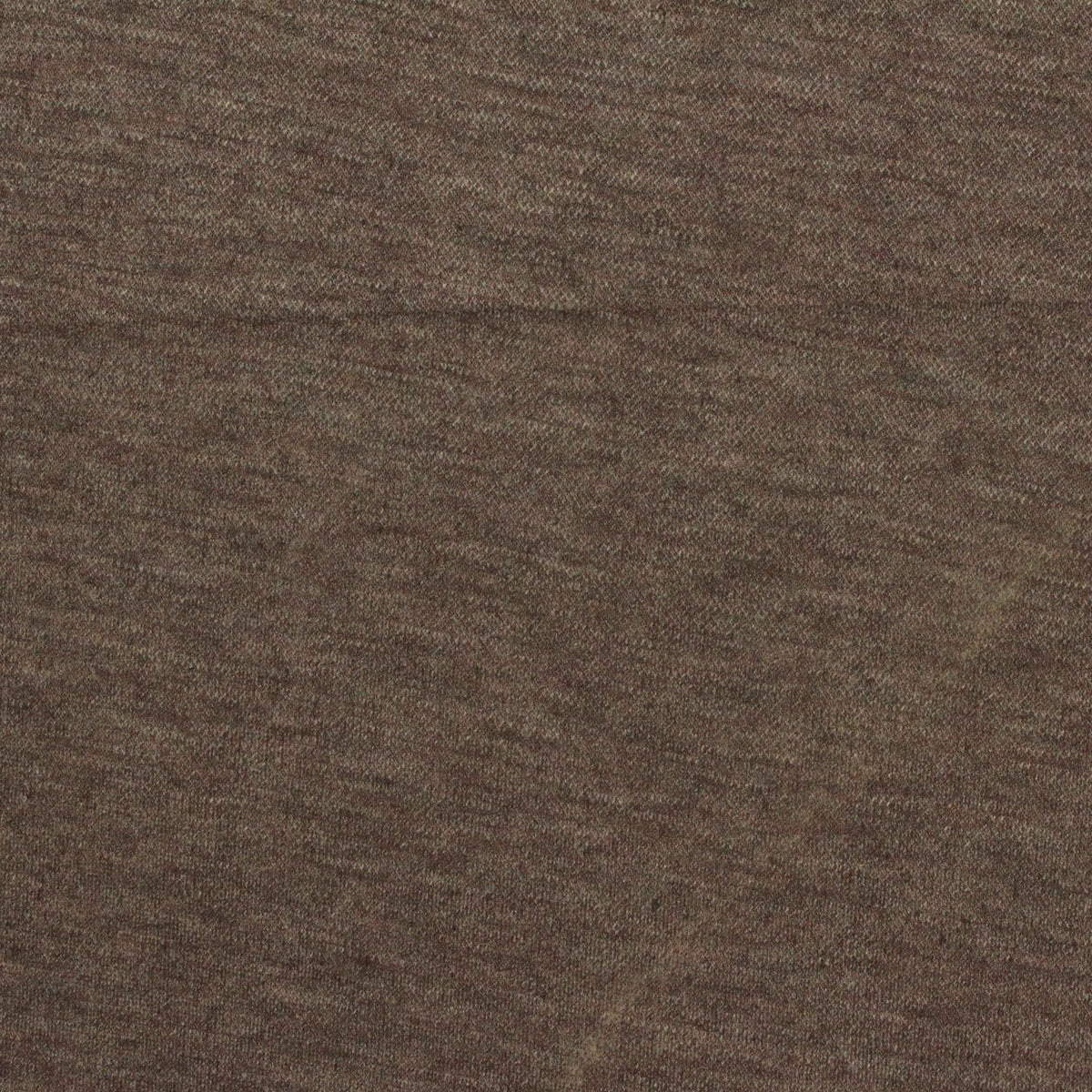 Brown Marl Interlock Knit, Poly-Viscose, 175 gsm