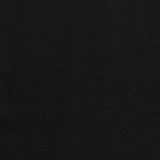 100% Polyester Piqué Knit Fabric, 250 gsm, 165 cm — Black
