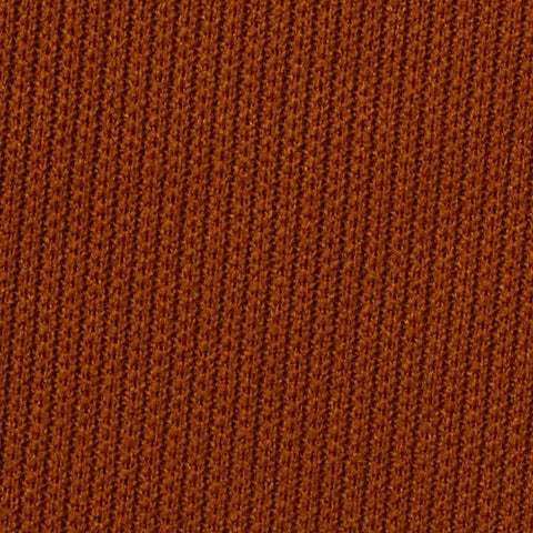 Orange Ribbed Rib Knit, Polyester