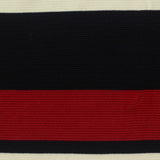 Cream Horizontal-Stripe Knit, Viscose-Poly