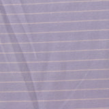 Purple Horizontal-Stripe Jersey Knit