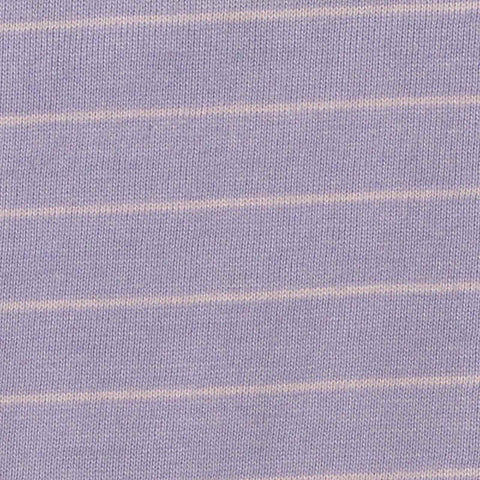 Purple Horizontal-Stripe Jersey Knit, 165 gsm