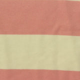 Pink Horizontal-Stripe French Terry, Poly-Cotton