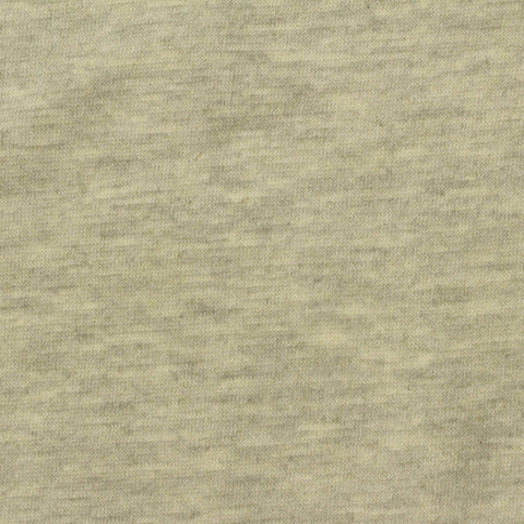 Light Grey Marl French Terry, Cotton-Poly, 215 gsm