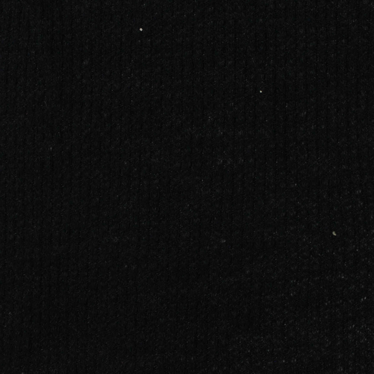 Cotton Polyester Rib Knit Fabric, 163 gsm, 165 cm — Black